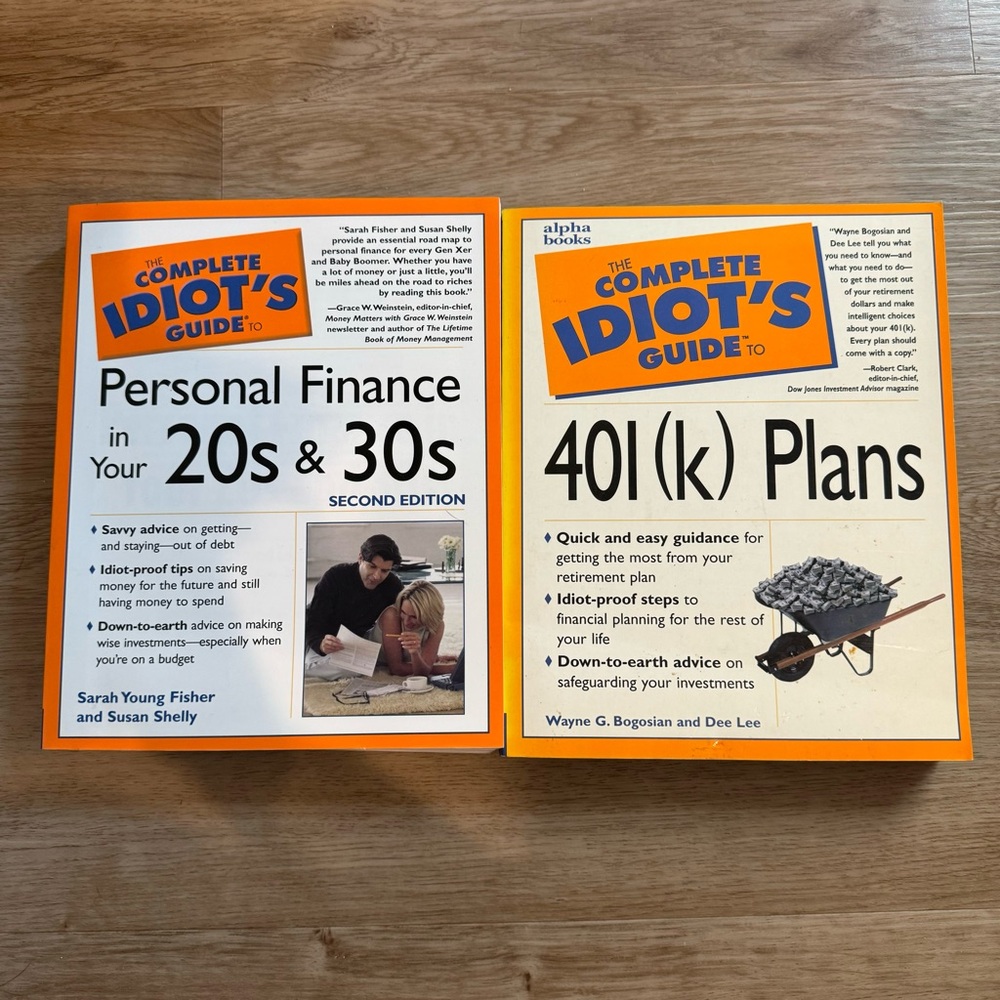 The Complete Idiot’s Guide Finance Books Set of 2